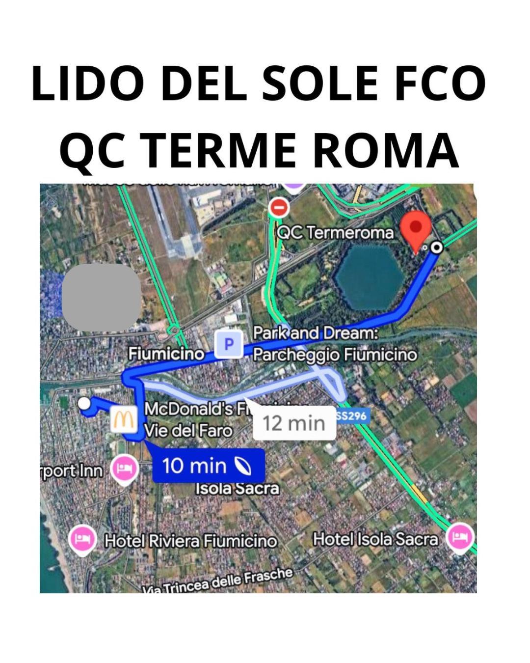 피우미치노 Lido Del Sole Fco 아파트 외부 사진